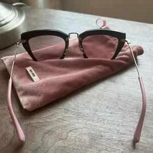MIU MIU Sunglasses- Women’s half framed SMU 10Q Miu Miu | Accessories | Miu Miu Sunglasses Womens Half  main image 2